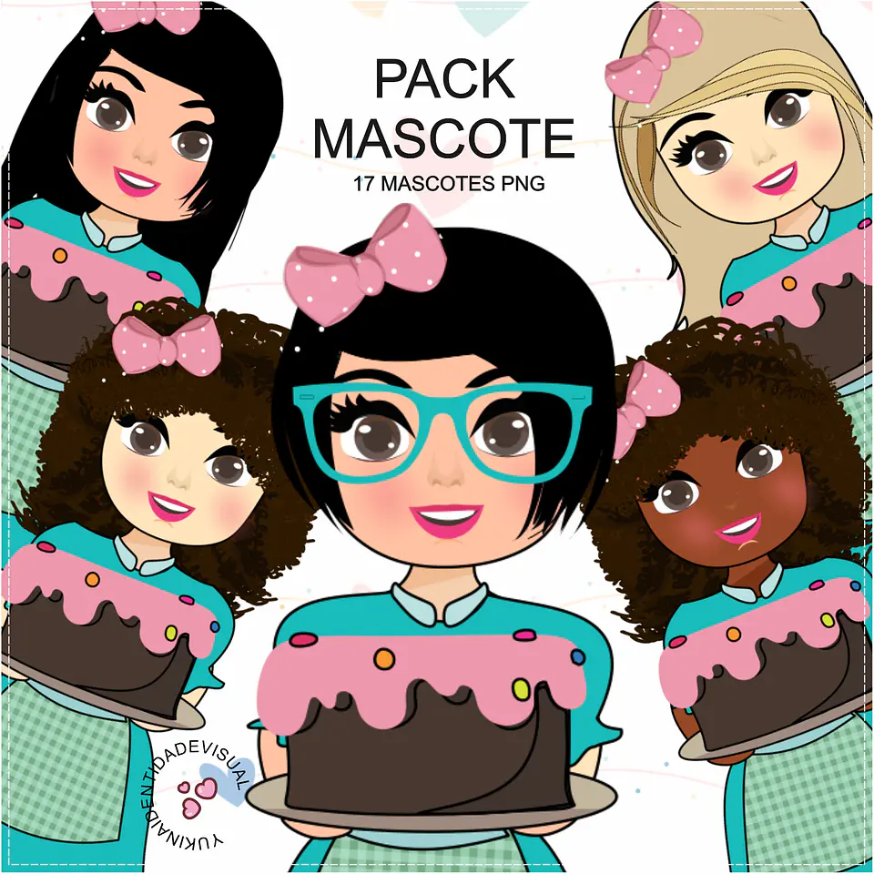 Kit Digital Mascotes Confeitaria 28 1