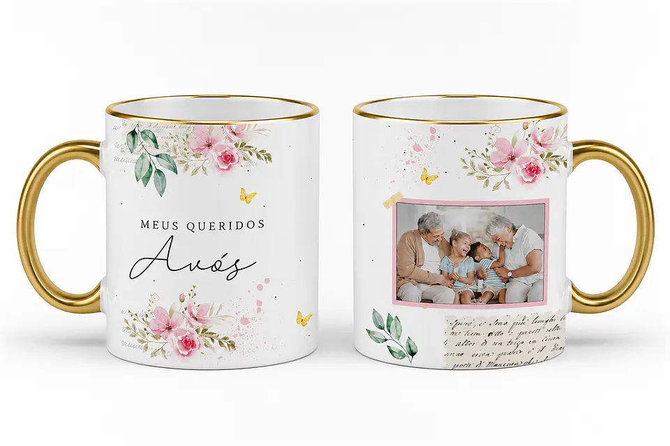 Sublimação - Caneca Meus Queridos Avós 1