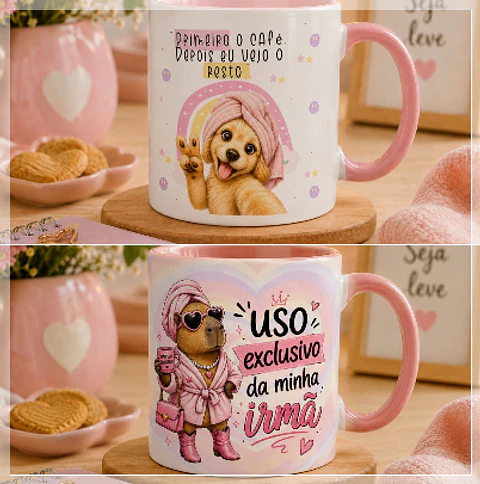 Sublimação - Canecas Memes
