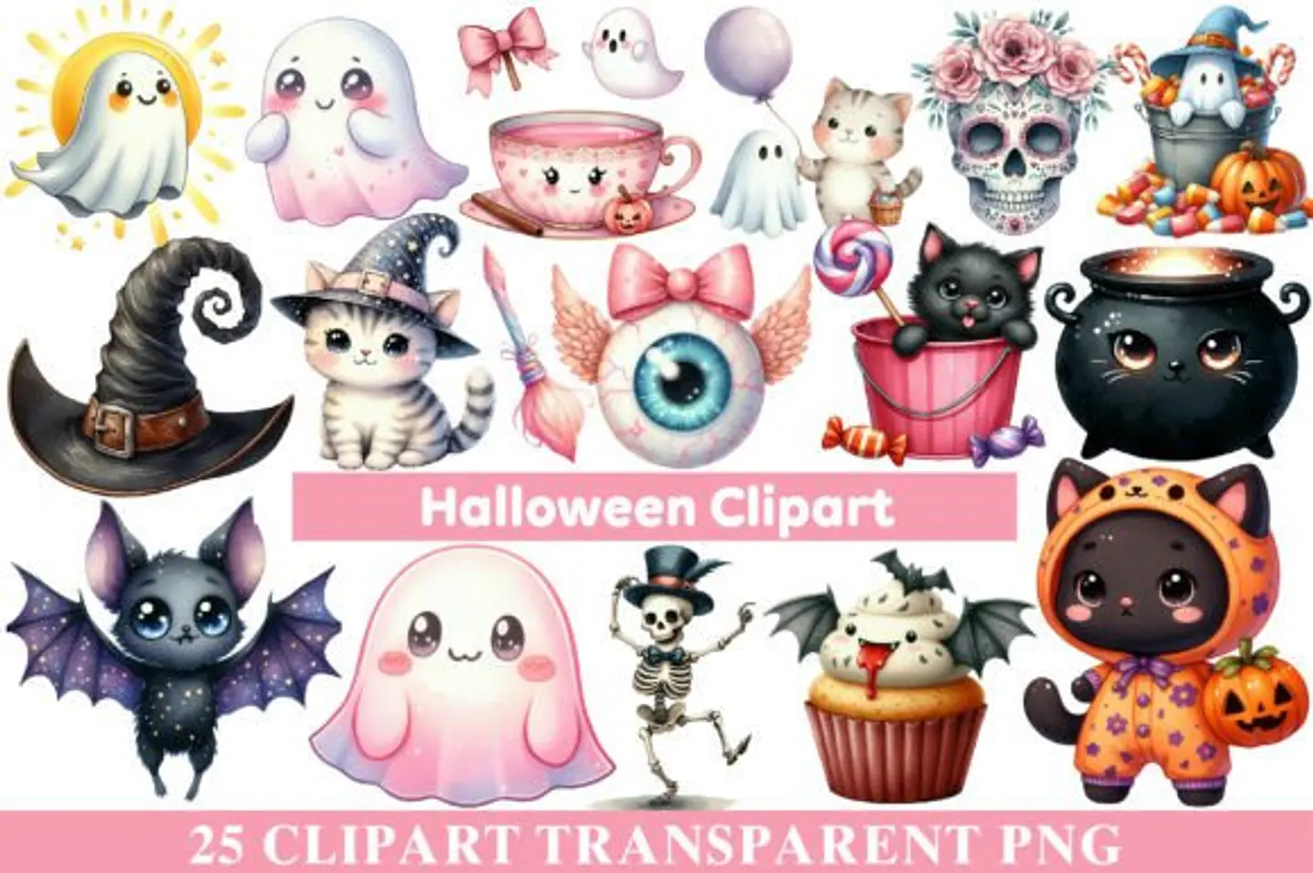 Kit Digital Halloween Cliparts 8 1