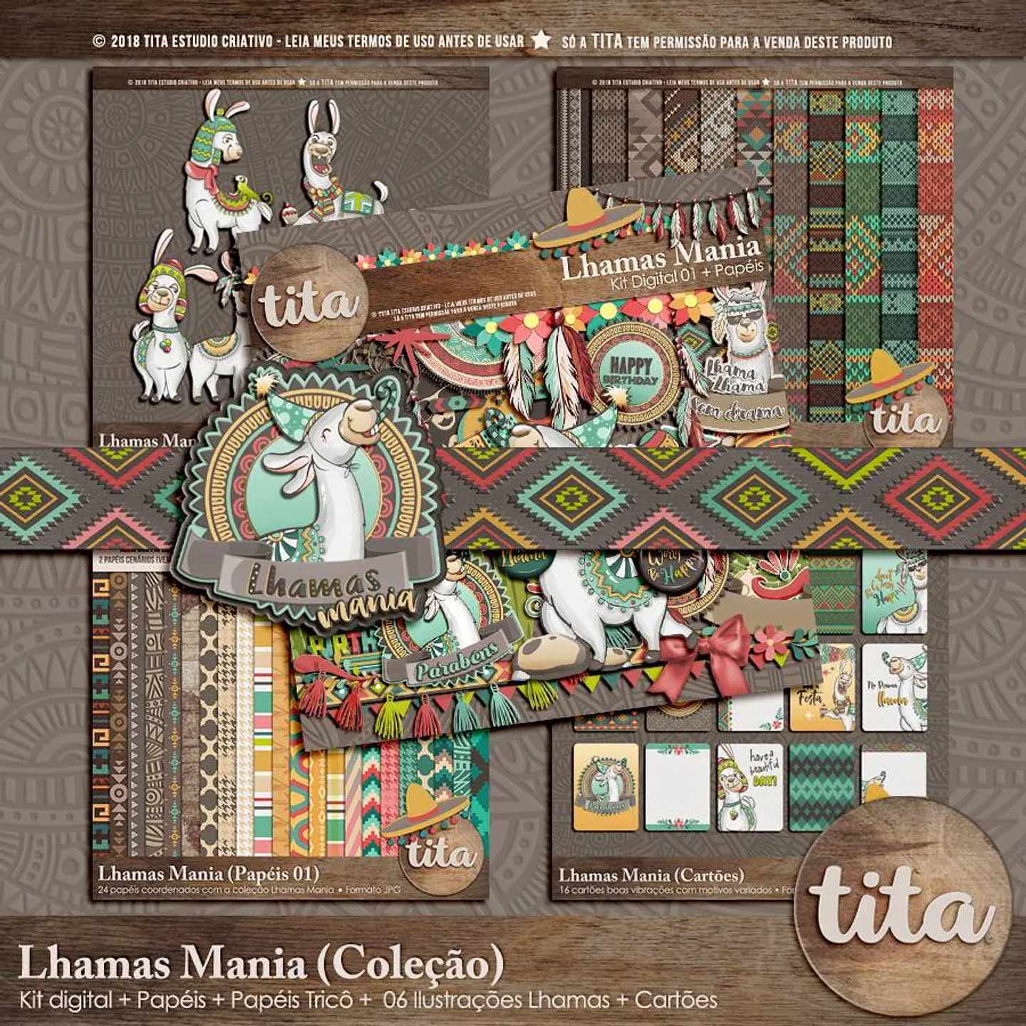 Kit Digital Lhama 165 1