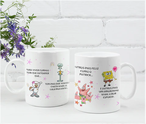 Sublimação - Caneca Bob Esponja 02