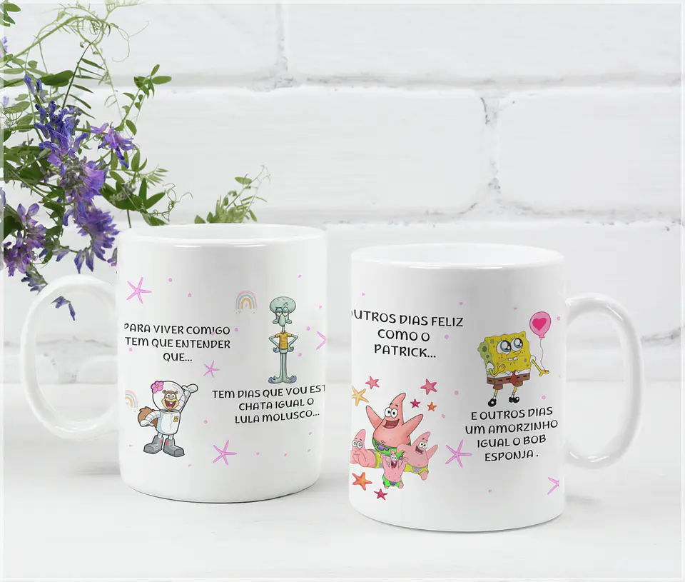 Sublimação - Caneca Bob Esponja 02 1