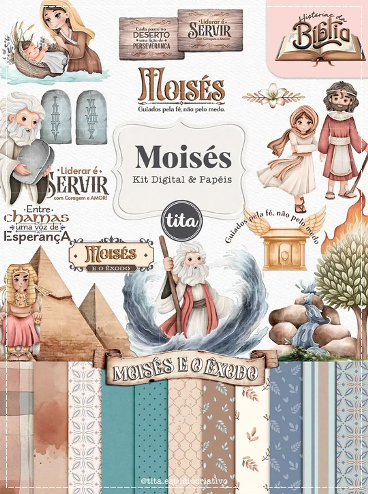 Kit Digital Histórias Bíblicas Moisés 143 1