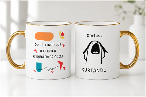 Sublimação - Caneca Do Jeito que o Caps Gosta