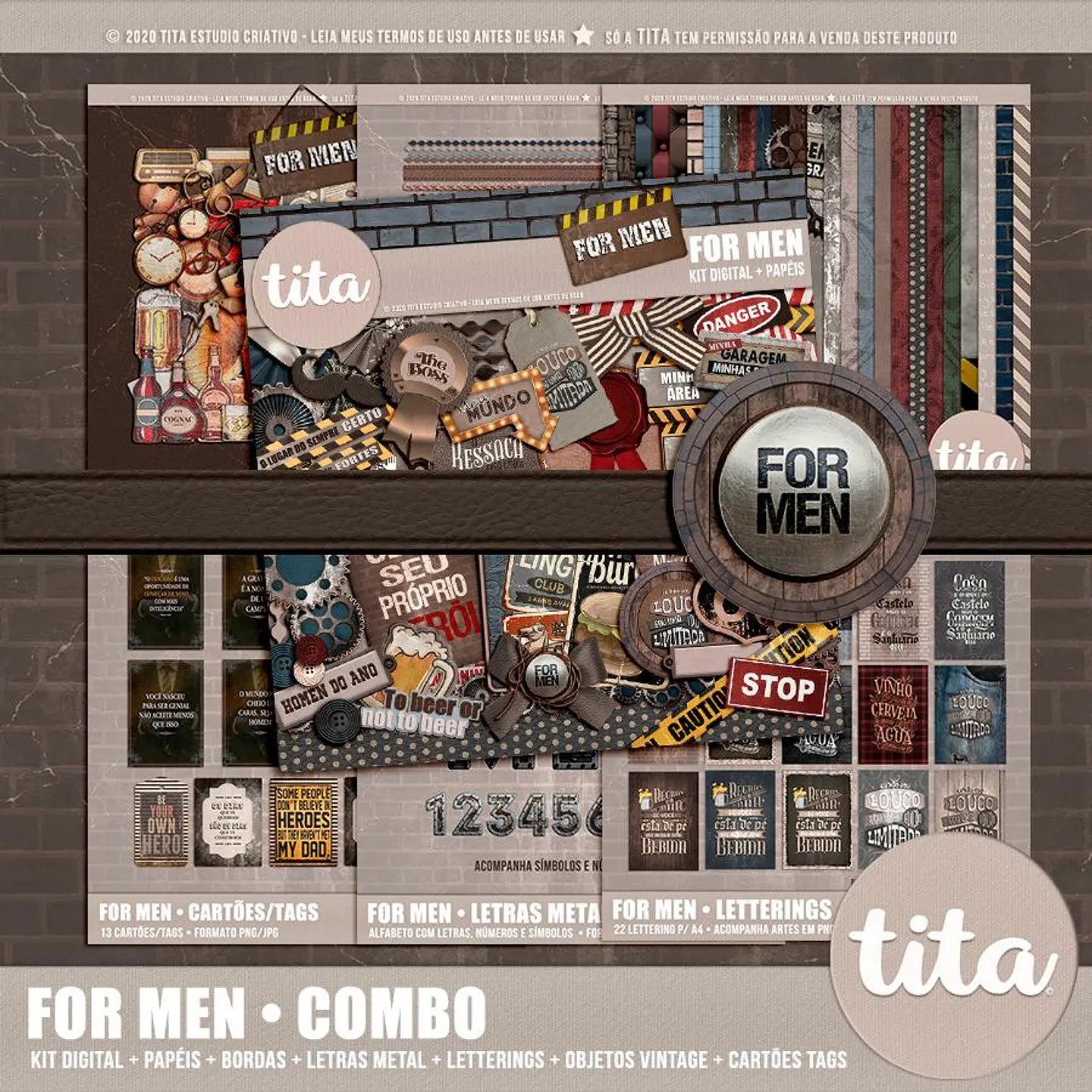 Kit Digital For Men Masculino Combo 126 1