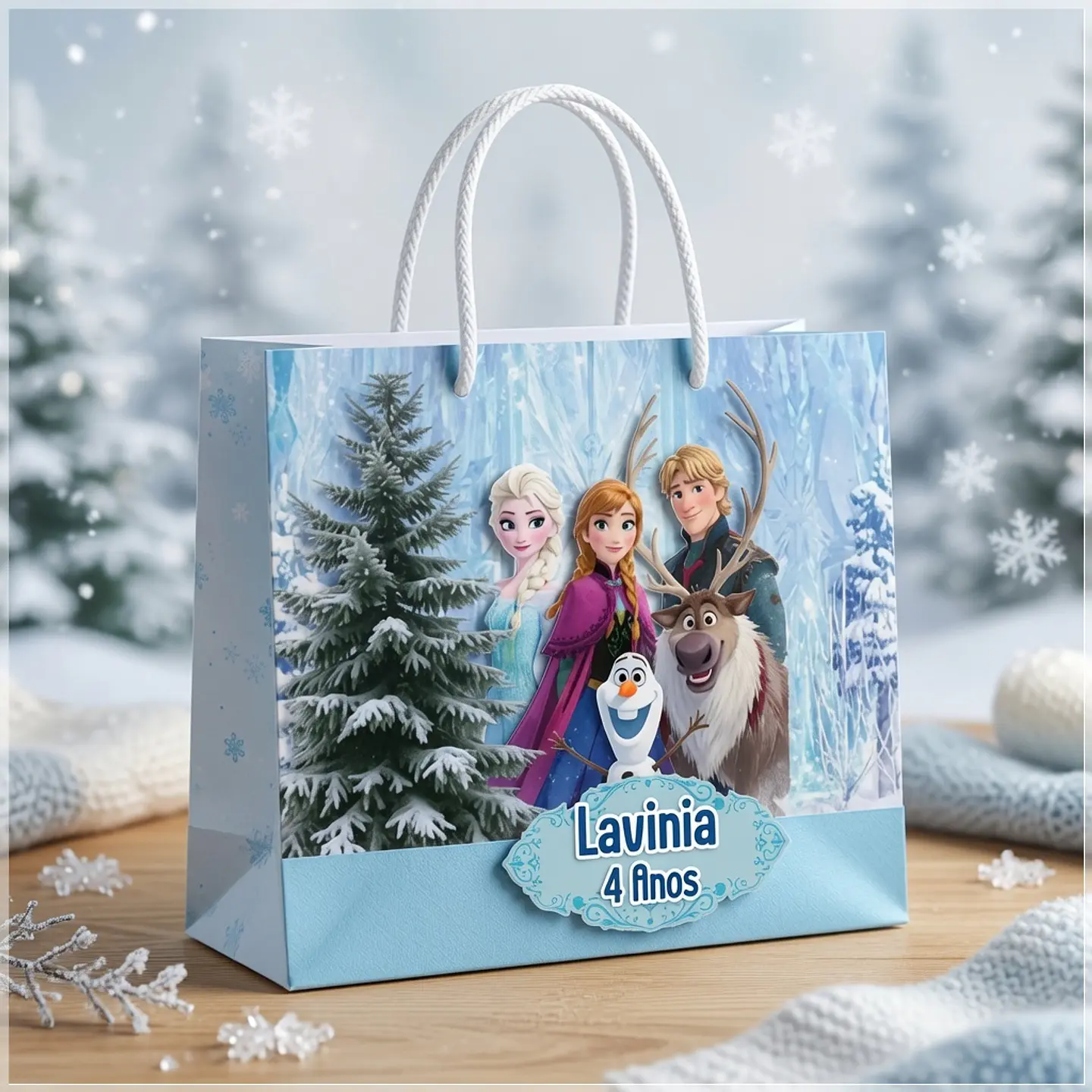 Arquivo de Corte - Sacolinha Frozen 1 1