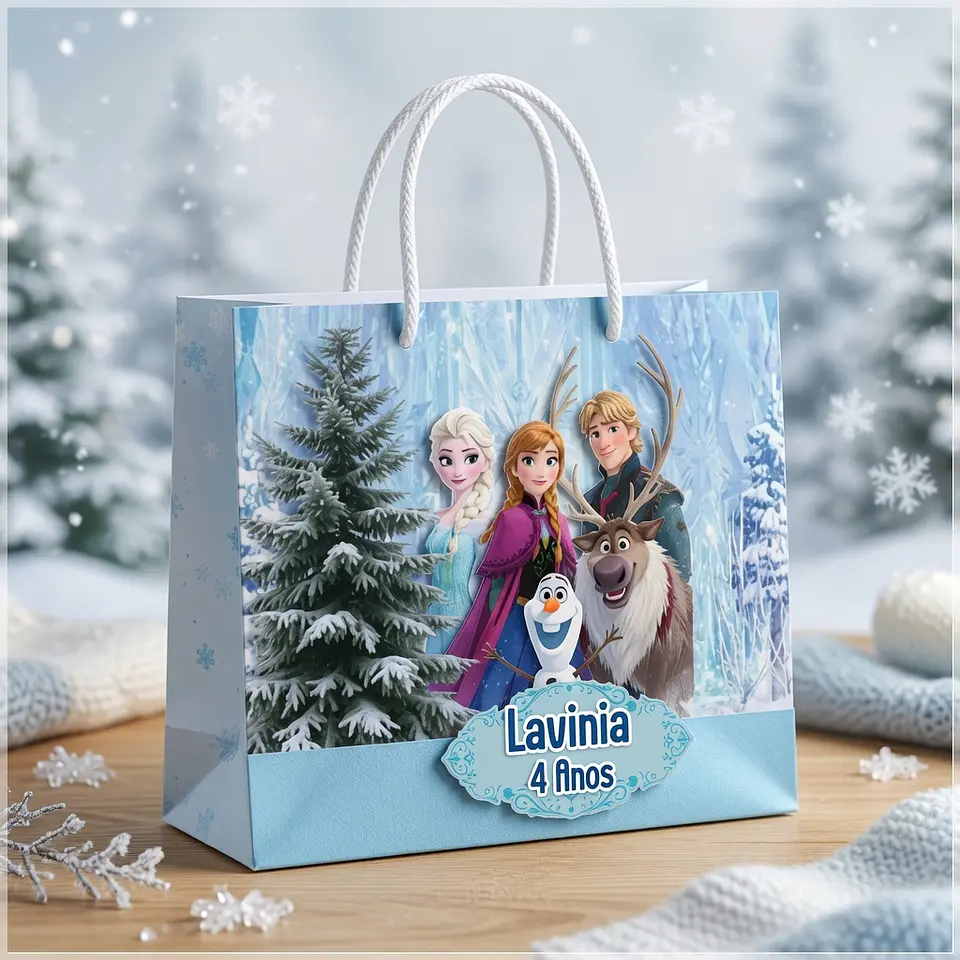 Arquivo de Corte - Sacolinha Frozen 1 1