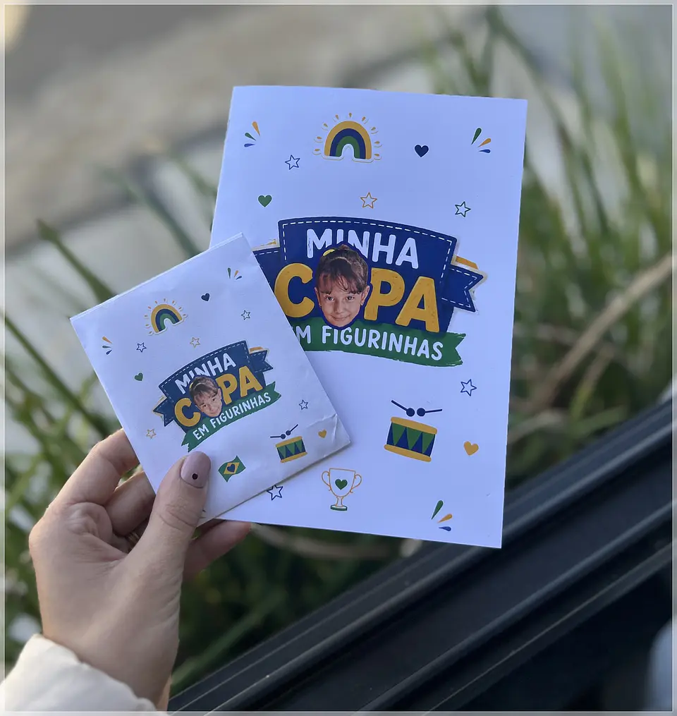Arquivo de Corte - Minha Copa em Figurinhas 1