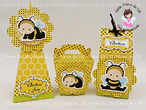 Arquivo de Corte Kit Festa Abelhinha 30