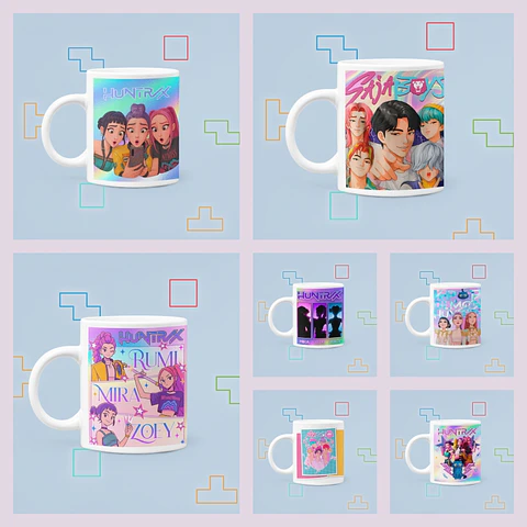 Sublimação - Caneca K-pop Demon Hunters