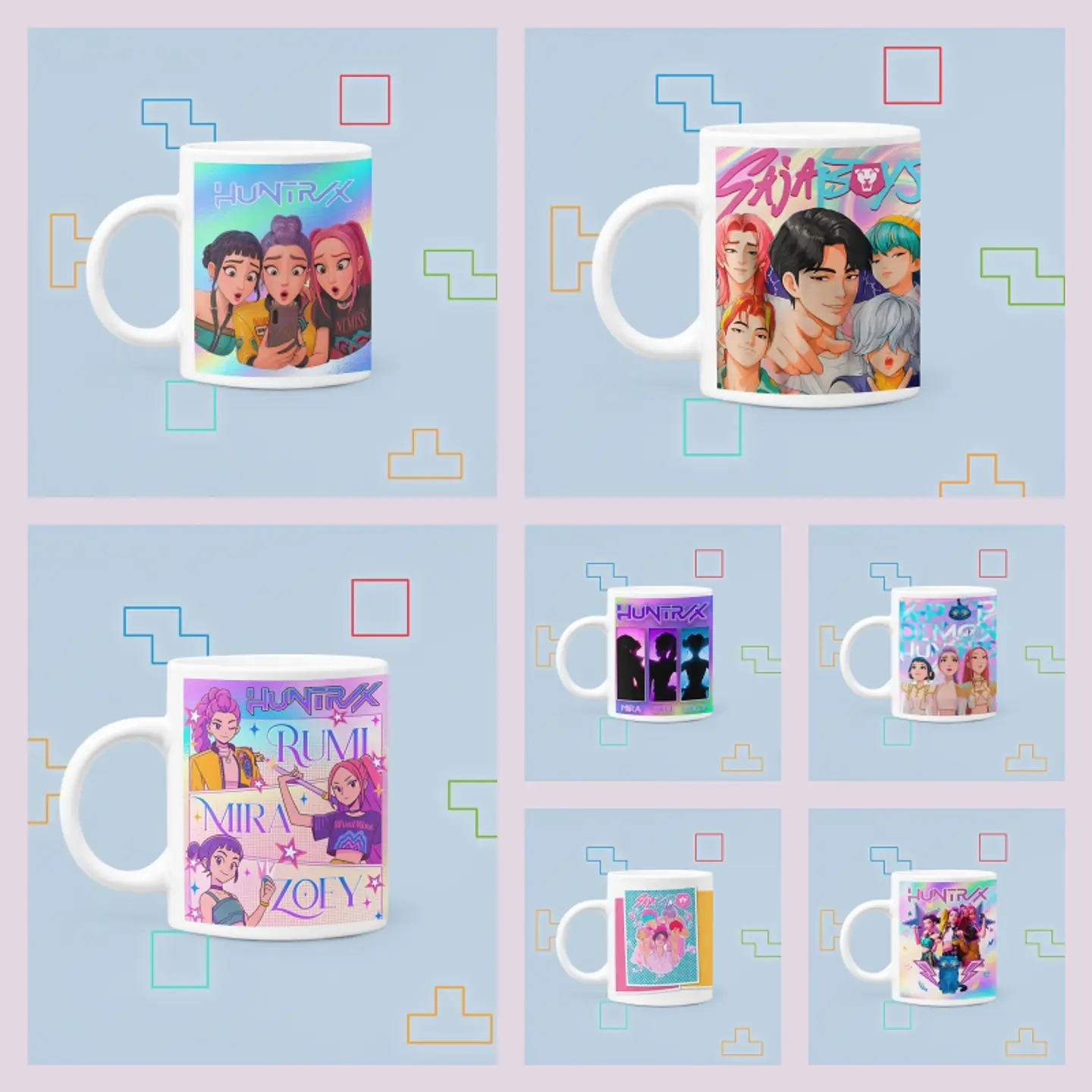 Sublimação - Caneca K-pop Demon Hunters 1