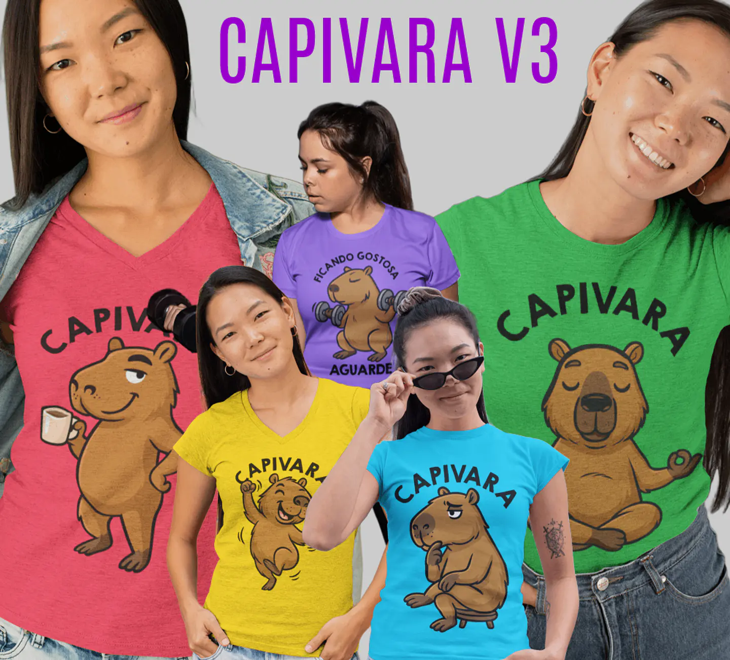 Sublimação - Camisas Capivara V3 1