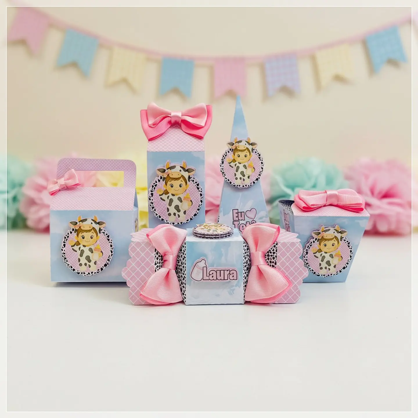 Arquivo de Corte Kit Festa Eu Amo o Meu Tetê Menina Rosa 1 1