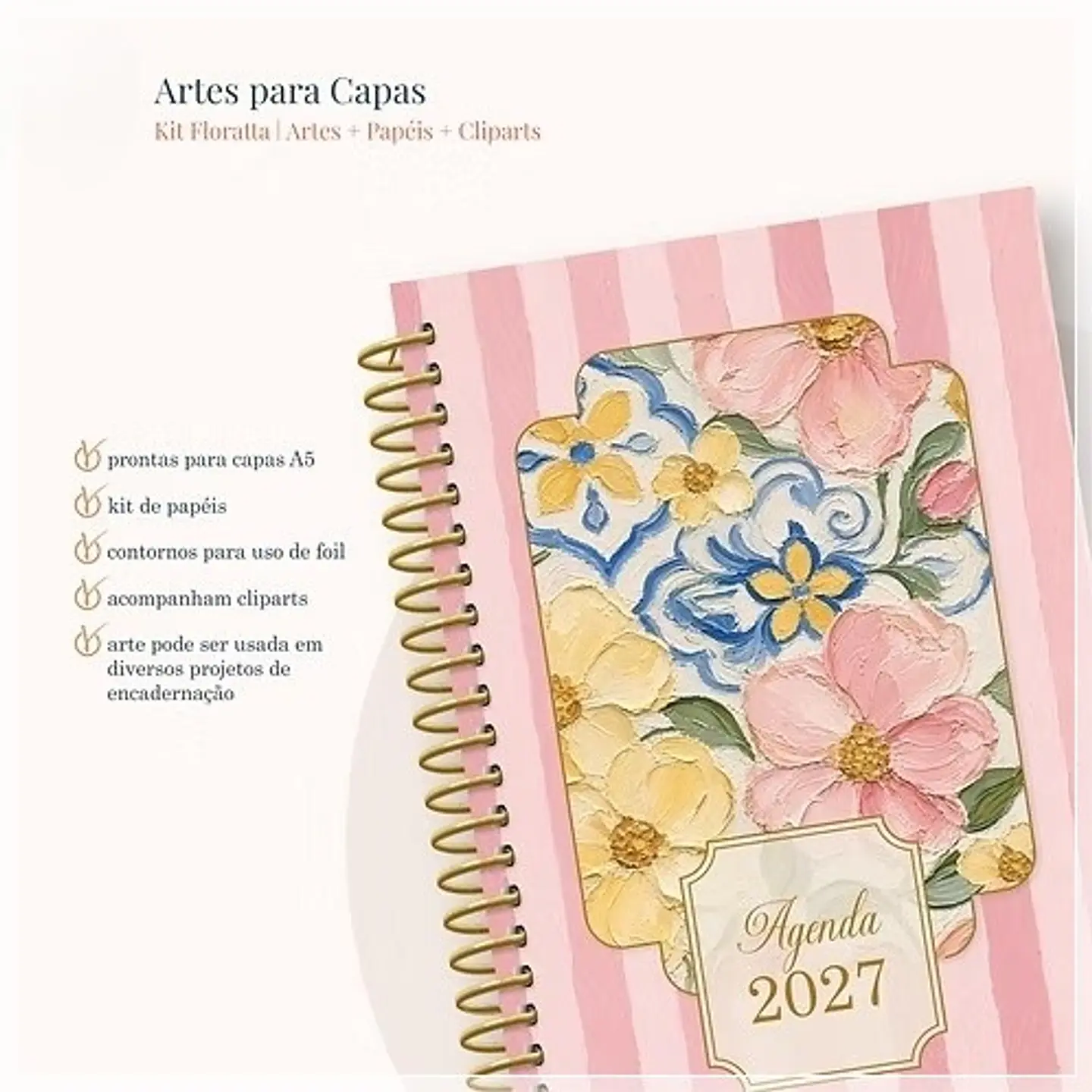 Encadernação - Capa Floratta ( Capas com Frame , Capas sem Frame , Foil Papeis e Bottons) 1