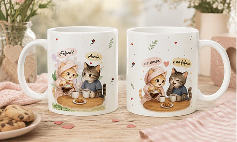 Sublimação Caneca - Fofoca