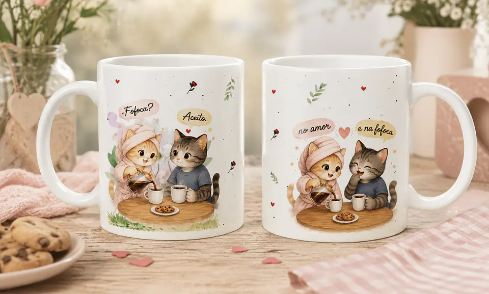 Sublimação Caneca - Fofoca 1