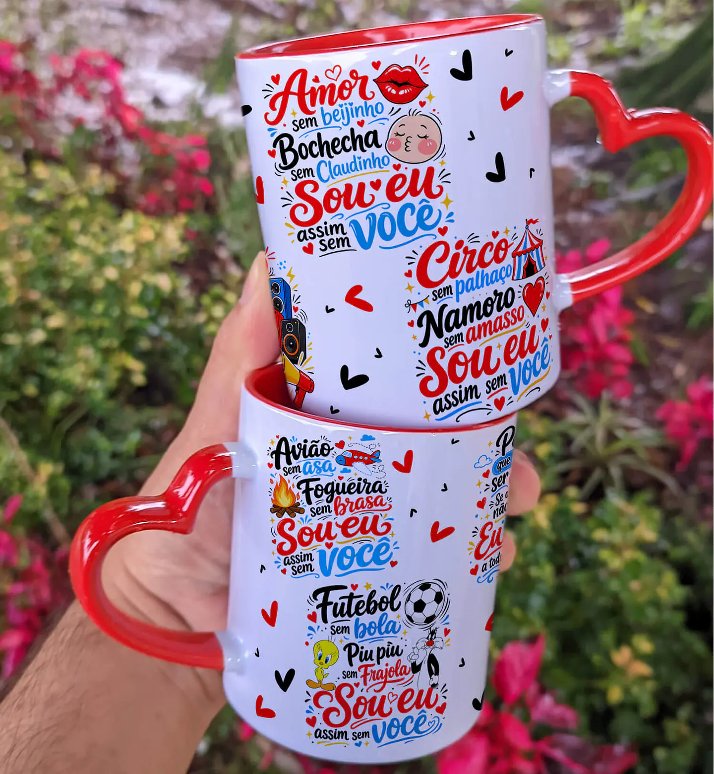 Sublimação - Caneca Sou eu Assim sem Você 1