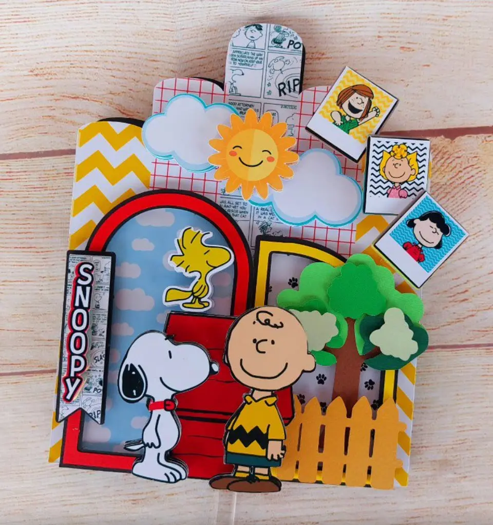 Arquivo de Corte Topo de Bolo Snoopy 15 1