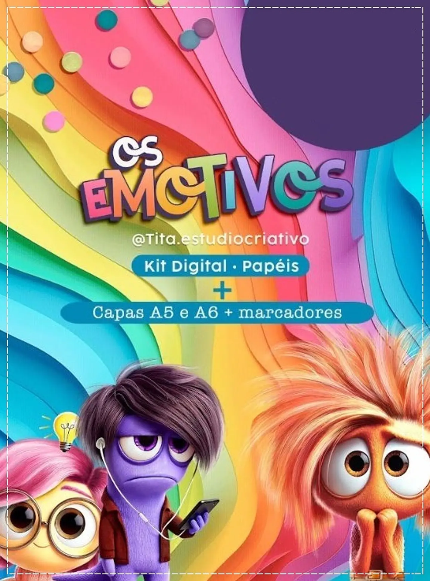 Kit Digital Divertidamente os Emotivos 104 1