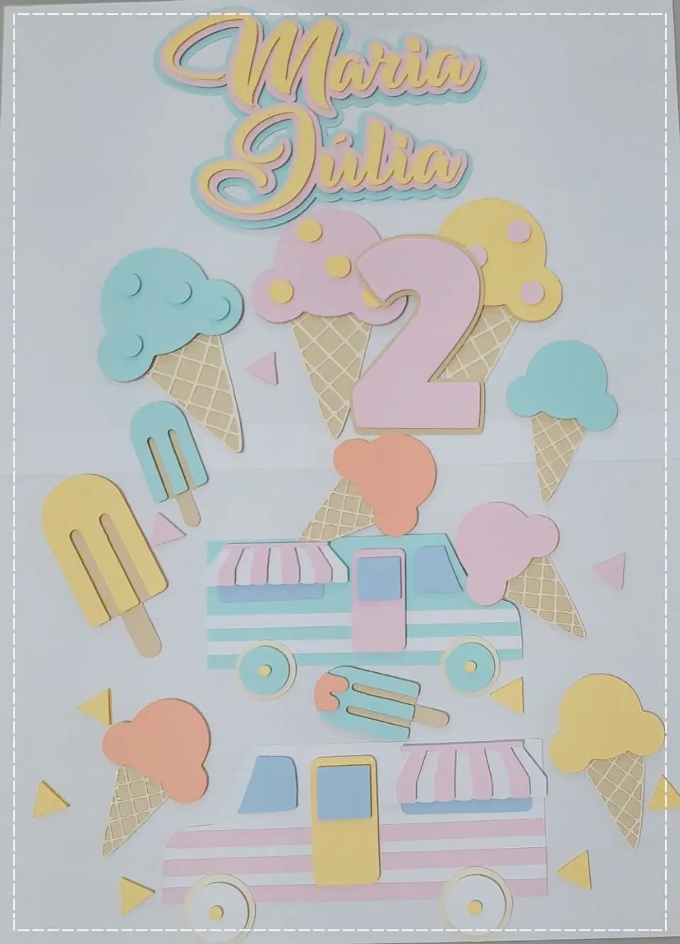 Arquivo de Corte Topo de Bolo Sorveteria Sorveteria 7 1