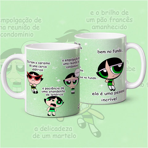Sublimação - Caneca Carisma de uma Cerca Eletrica Docinho