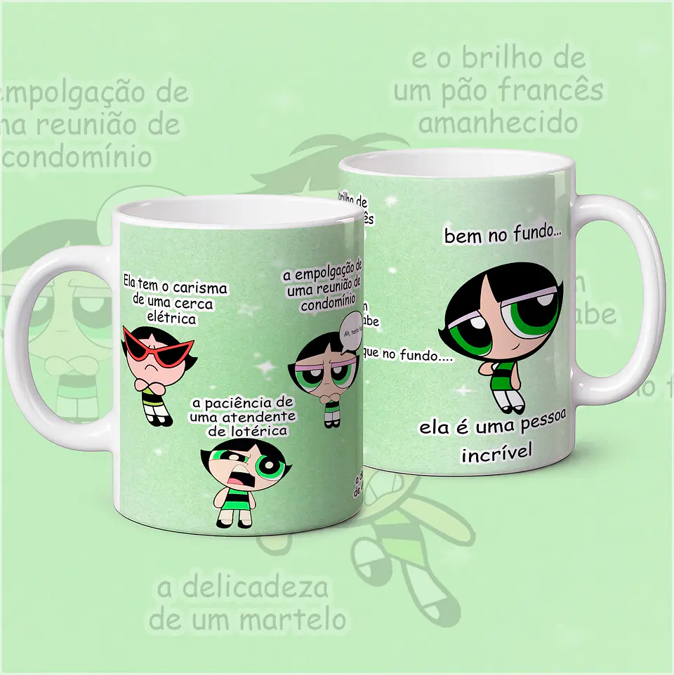 Sublimação - Caneca Carisma de uma Cerca Eletrica Docinho 1
