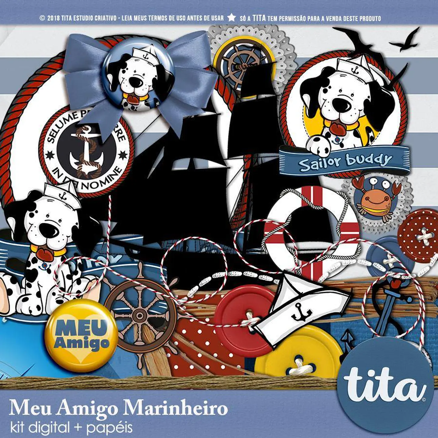 Kit Digital Meu Amigo Marinheiro 178 1
