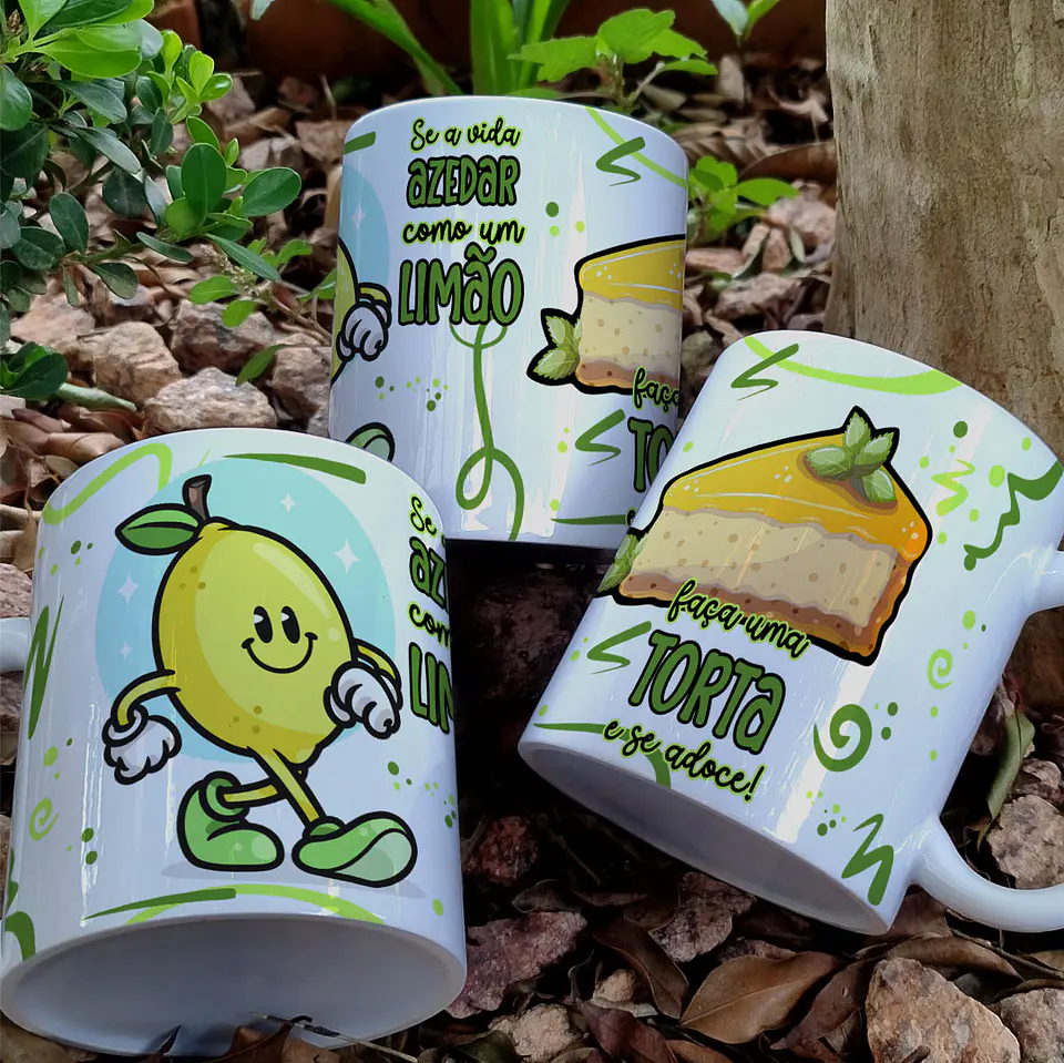 Sublimação - Caneca Torta De Limão 1