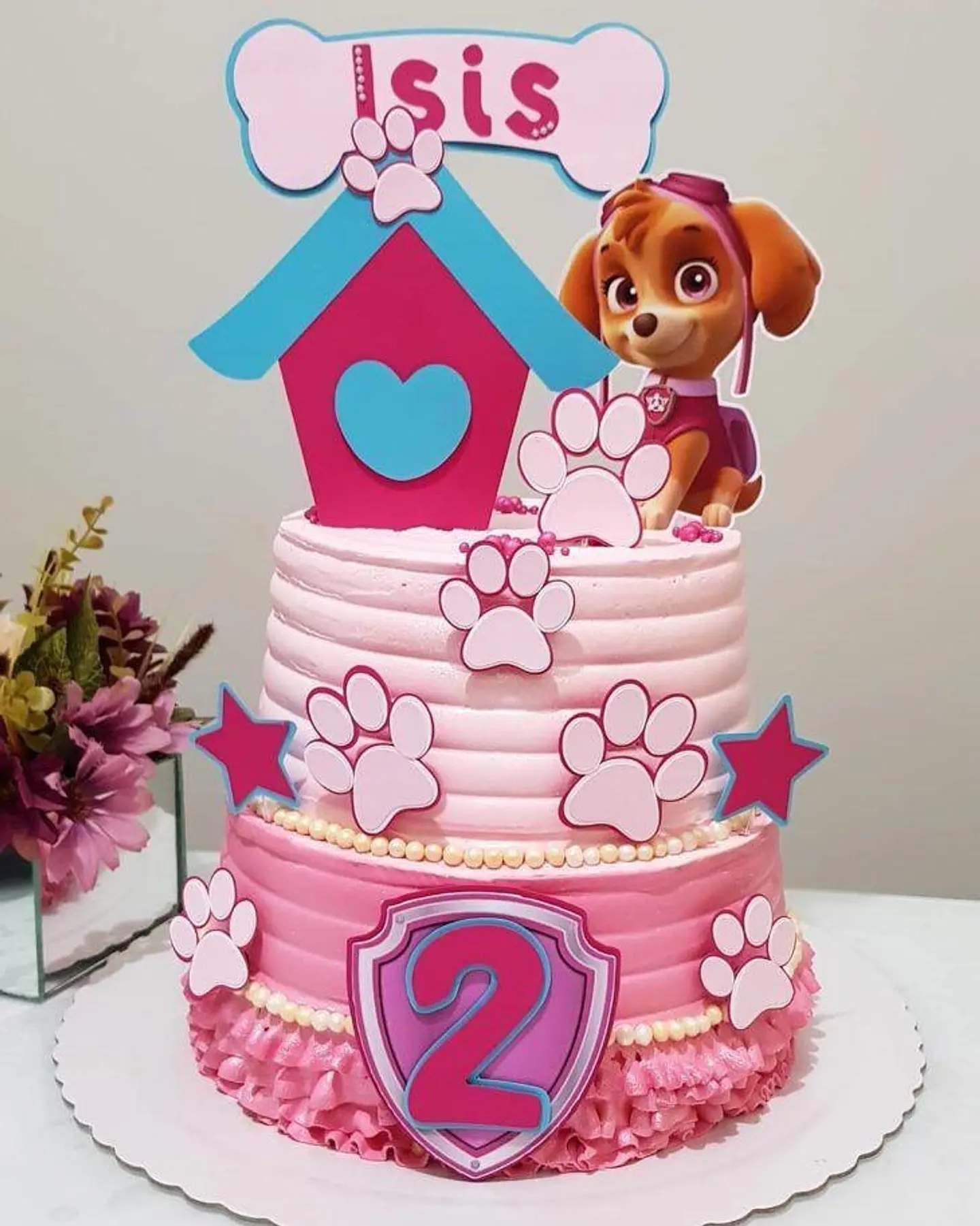 Arquivo de Corte Topo de Bolo Skye e Everest Patrulha Canina Menina 17 1