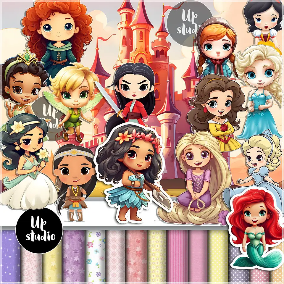 Kit Digital Princesas Disney 6 1
