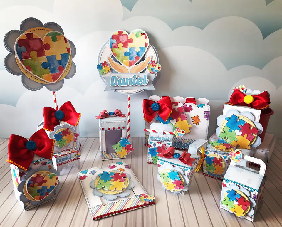 Arquivo de Corte Kit Festa Autismo 3 1