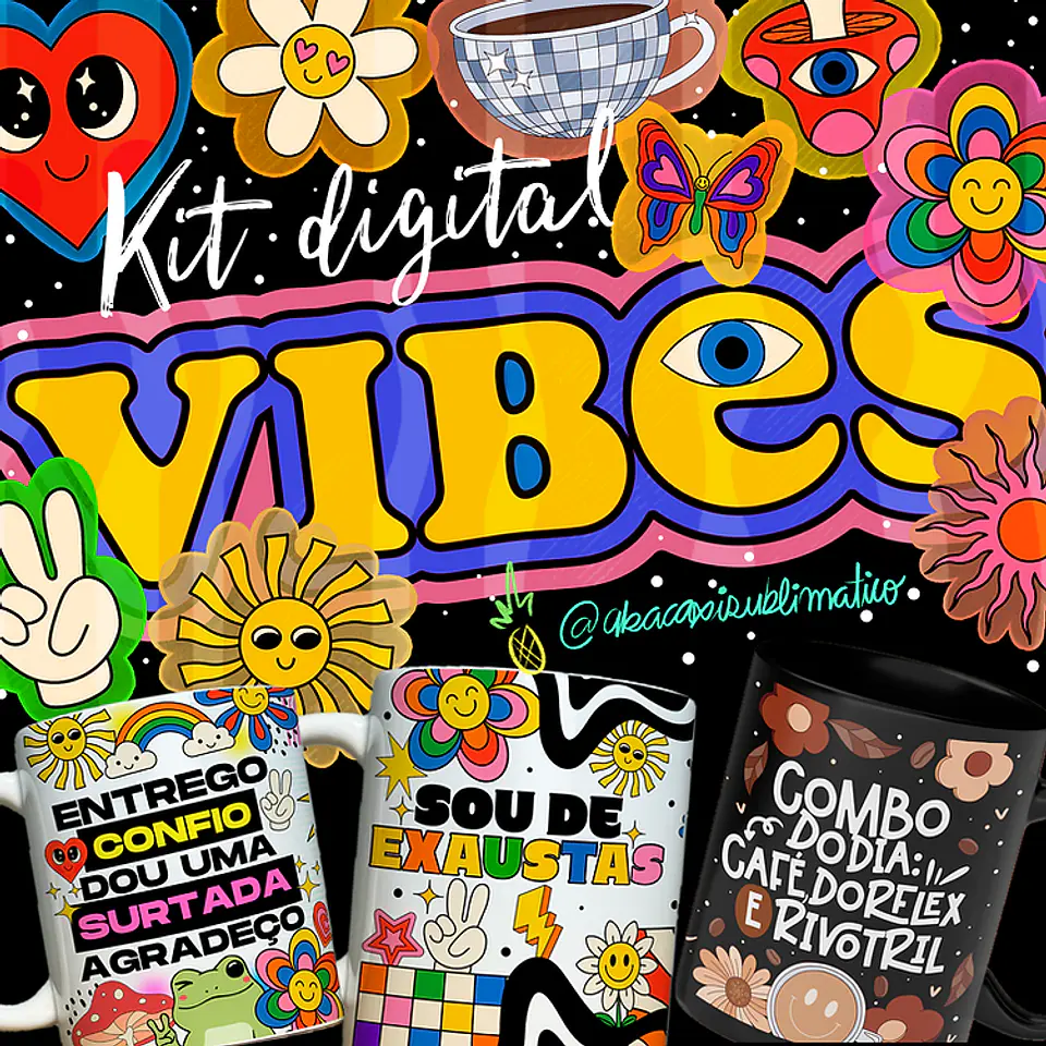 Sublimação - Caneca Vibes Vol 3 1