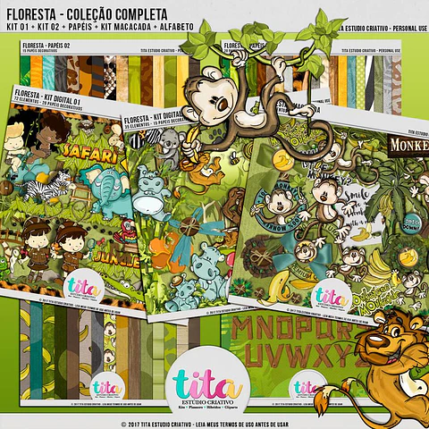 Kit Digital Floresta 123