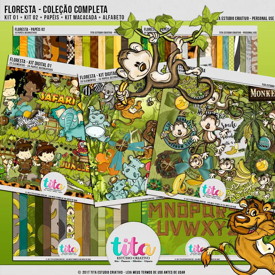 Kit Digital Floresta 123 1