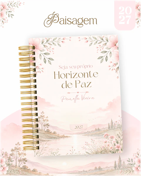 Encadernação - Agenda , Bloquinho , Calendário e Planner Paisagens