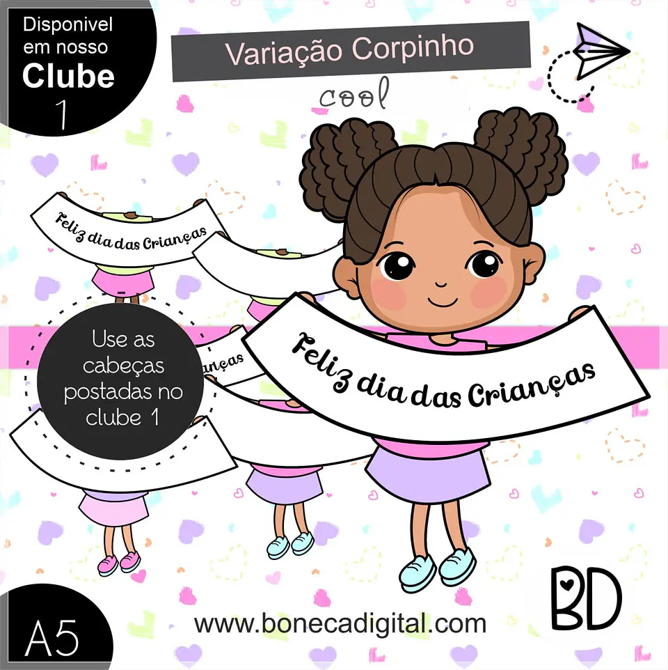 Kit Digital Dia das Crianças Plaquinhas 5 1