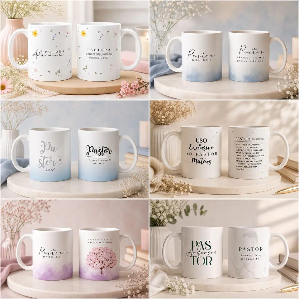Sublimação - Caneca Pastor Com Amor 1