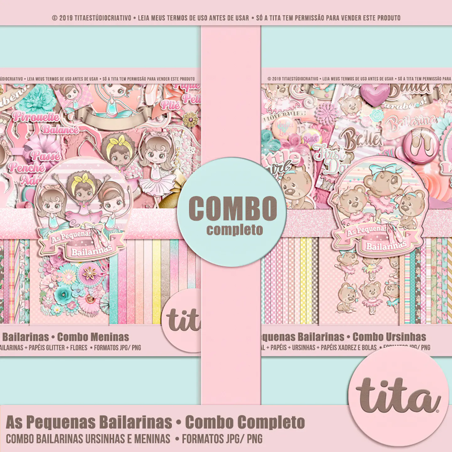 Kit Digital As Pequenas Bailarinas ComboCompleto 21 1
