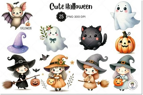 Kit Digital Halloween 8