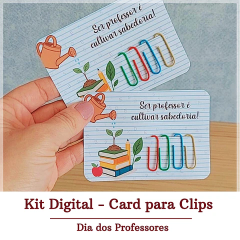Arquivo de Corte Card Clips Dia dos Professores 1
