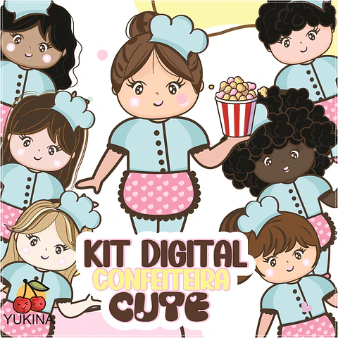 Kit Digital Confeiteira 14