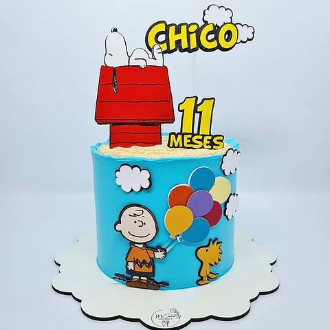 Arquivo de Corte Topo de Bolo Snoopy 9