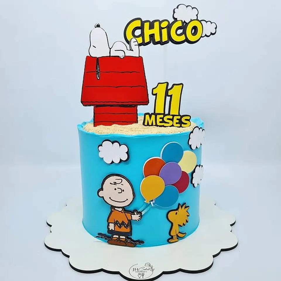 Arquivo de Corte Topo de Bolo Snoopy 9 1