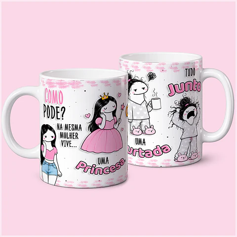 Sublimação - Caneca Como Pode, Flork