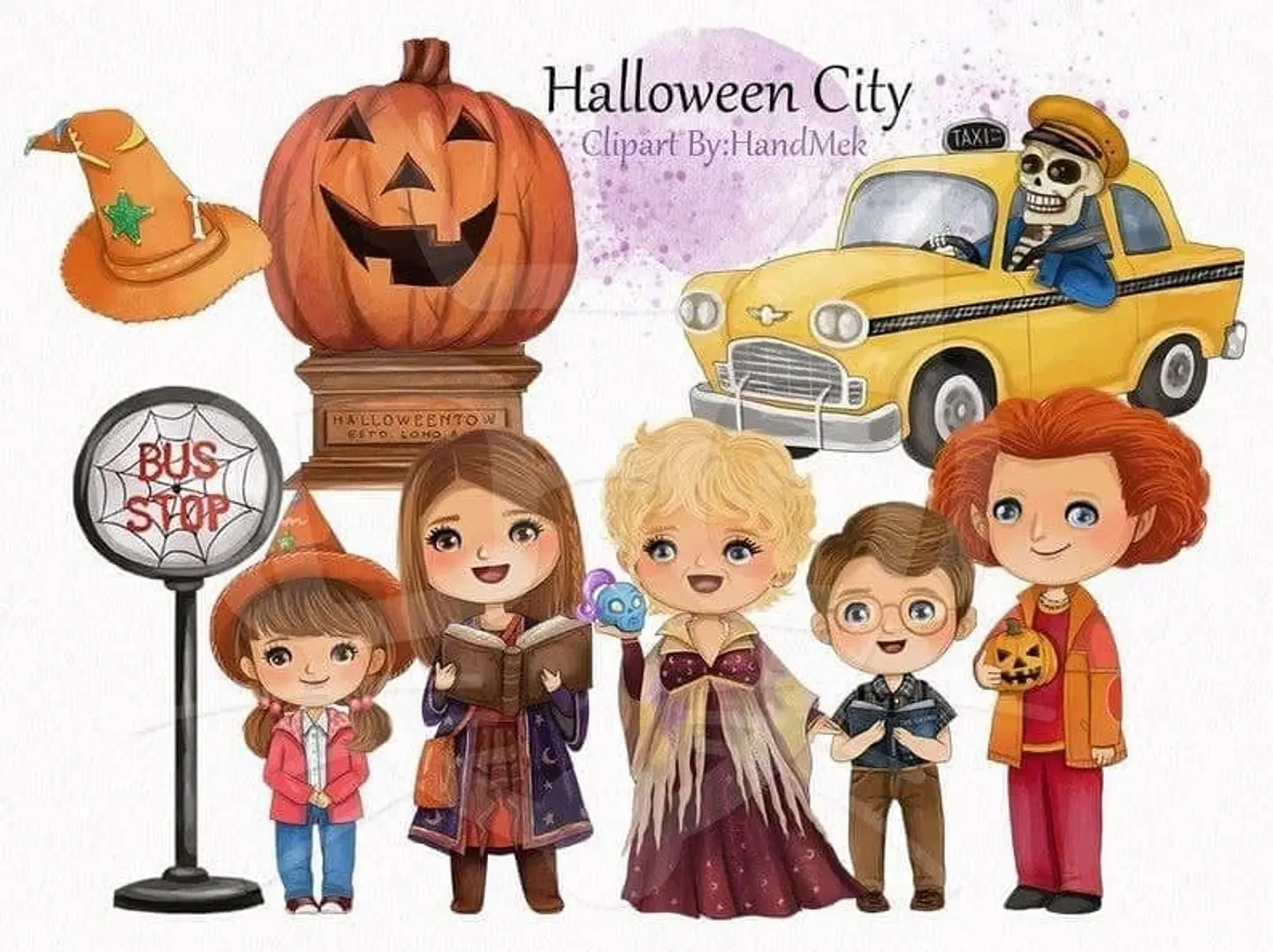 Kit Digital Halloween City 14 1