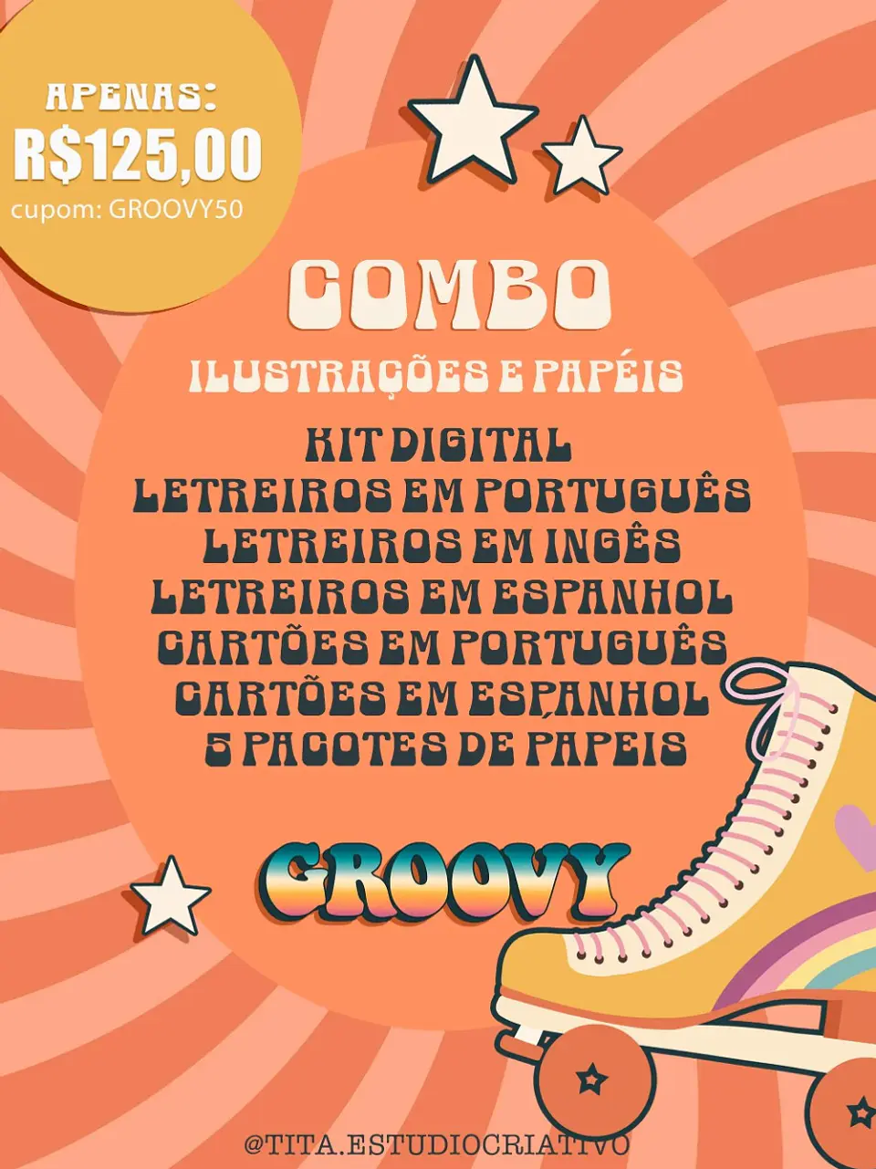 Kit Digital Combo Goovy Papeis 78 1