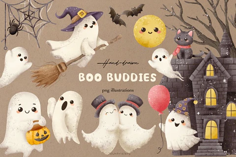 Kit Digital Boo Buddies 3