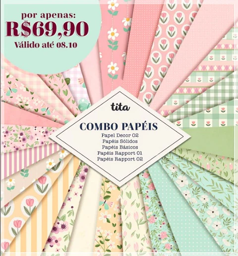 Kit Digital Religioso Tempo de Fe Combo Papeis 262