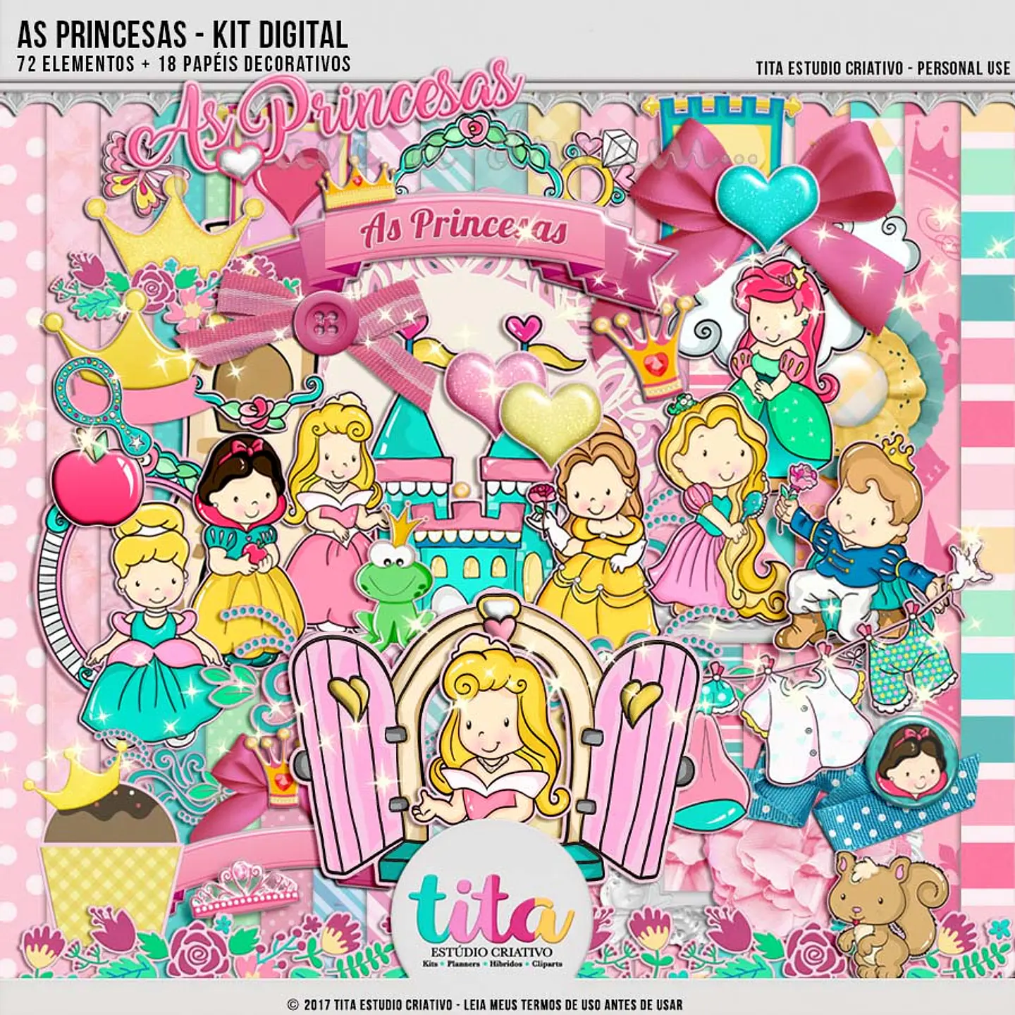 Kit Digital Princesas Disney 257 1